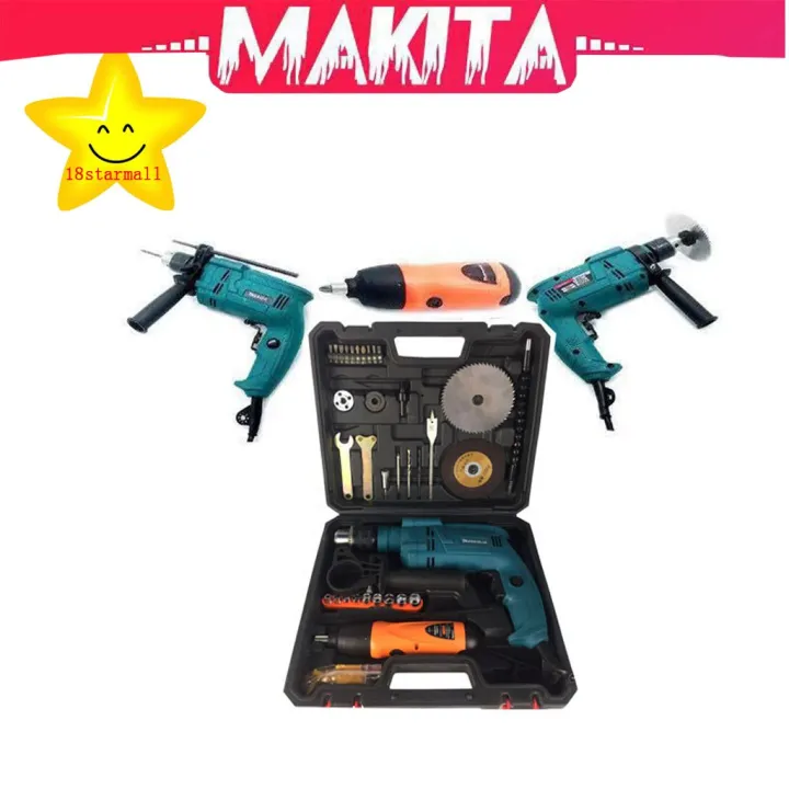 Drill saw66138 Makita electric hand Drill And Saw Tools Set Electric
