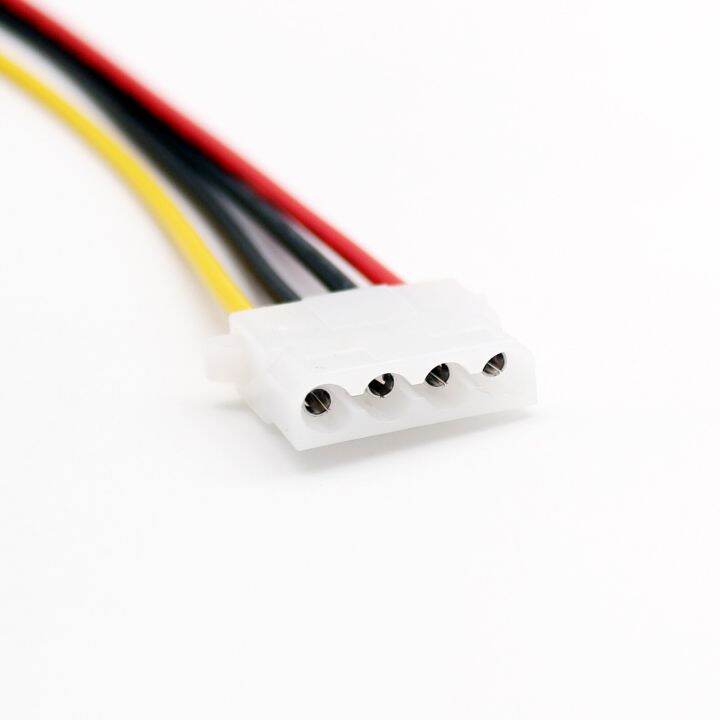 10ชิ้น50เซนติเมตร-1-5ft-ide-4ขา-molex-ตัวผู้ไปยัง-ide-4ขาแจ็คตัวเมียสายการขยายเครื่องแปลงเครื่องเชื่อมต่อ