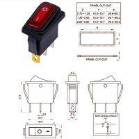 New Product 5 PCS,Waterproof Rocker Switch,ON-OFF/ON-OFF-ON 3Pin,2/3 Position,Electrical Equipment With Lighting Power,15A 250VAC/20A 125VAC