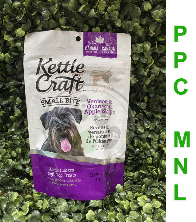 Kettle Craft Big Bite Venison & Okanagan Apple Recipe Dog Treats 170g