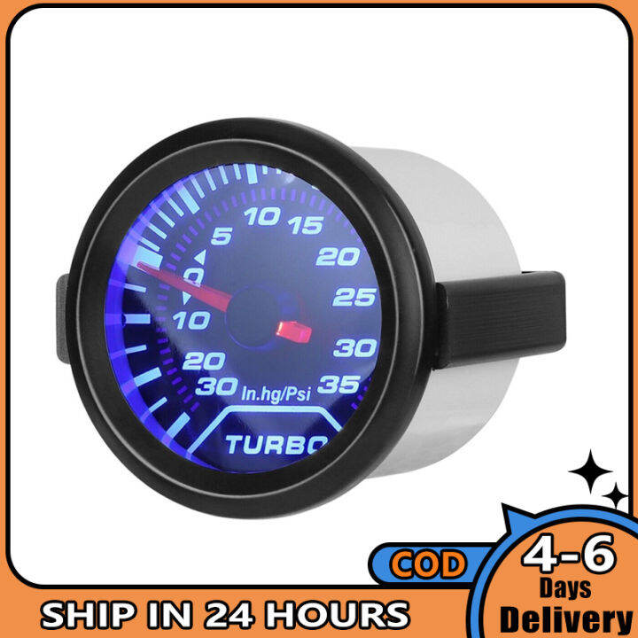 【AM 🙌】52mm 2 Inch Car Turbocharged Pressure Gauge Instrument 035 PSI