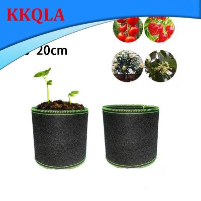 QKKQLA 2 Gallon Tree Pots Plant Grow Bags Garden Planting Growing Fruit Planter Breathable Nonwoven Fabric Cloth