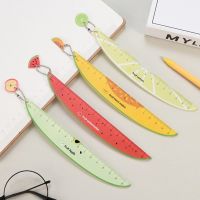 New Plastic Rulers Straight Measurement Tool Cute Fruit Pattern School Materials