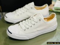 [ พร้อมส่ง ] รองเท้าคอนเวิร์ส Jack Purcell White Size.36-44 ใส่สบาย รองเท้านักเรียน รองเท้าแฟชั่น รองเท้าลำลอง ใส่ได้ทั้งชาย-หญิง [AR01]