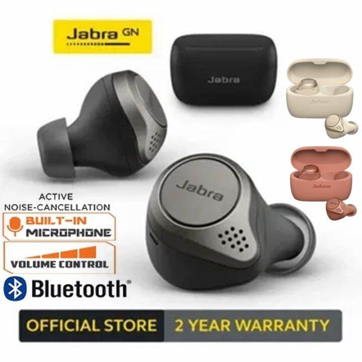 Jabra Elite 75T TWS Wireless Bluetooth Earphones Stereo Noise