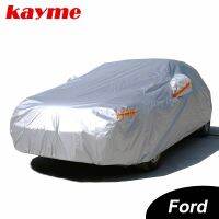 Kayme ที่คลุมกันแดดกลางแจ้งผ้าคลุมรถกันน้ำสำหรับรถยนต์ Ford Mondeo Focus 2 3เฟียสต้าคูก้าพวงมาลัย Explorer เรนเจอร์