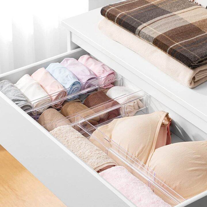 adjustable-storage-drawers-divider-retractable-plastic-drawer-partition-holder-household-stationery-socks-finisher