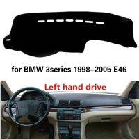 ปกสำหรับ BMW แผงหน้าปัดรถยนต์3ชุด1998-2005 E46อุปกรณ์ตกแต่งเส้นใยโพลีเอสเตอร์แผ่นแดชบอร์ดรถยนต์ไม่เสื่อกันลื่น