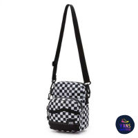 [ของแท้ ส่งฟรี จากไทย] VANS CONSTRUCT SHOULDER BAG - BLACK-WHITE CHECK