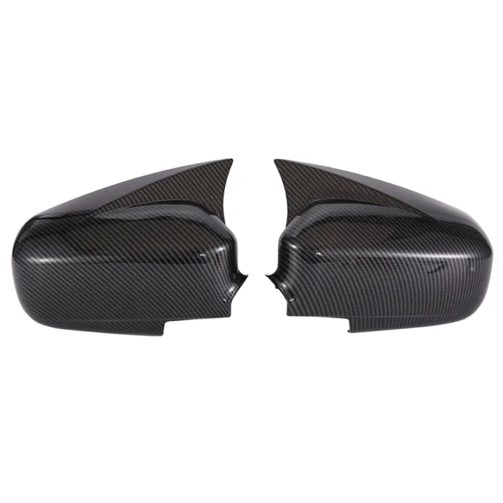 car-carbon-fiber-ox-horn-rearview-side-glass-mirror-cover-trim-frame-side-mirror-caps-for-honda-civic-2004-2005