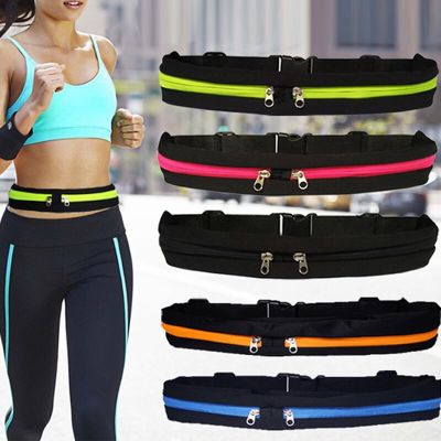 Sports Bag Waterproof Adjustable Anti-theft Pack Sport Belt Bag Running Waist Pocket Bag Outdoor Jogging Cycling Running Bag Running Belt