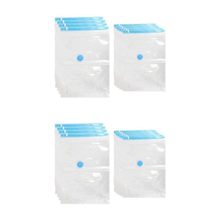 Vacuum Bag 20 Pieces Set 2 Sizes 12 Pieces 40X60 and 8 Pieces 60X80 for