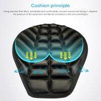 New Motorcycle Seat Cushion 3D Comfort Gel Air Motorbike Pillow Pad Cover Shock Absorption Decompression Cooling Technology