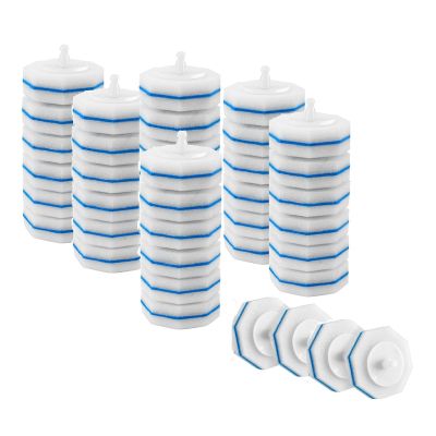 40PCS Toilet Flushable Refill Disposable Toiletries Disposable Wand Heads Compatible Toilet Wand Refills