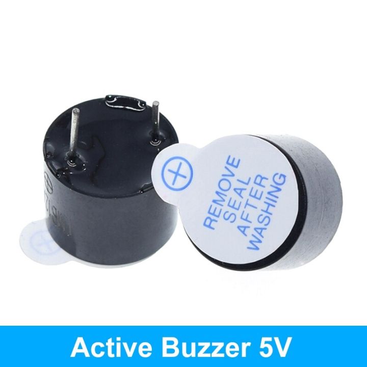 10pcs-3v-5v-12v-active-buzzer-magnetic-long-continous-beep-tone-12-9-5มม-ใหม่และต้นฉบับสำหรับ-arduino-mini-plug-ลำโพง