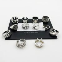 Chrome Hearts1✻ Sterling silver fashion open ring female niche design ring Japanese and Korean Dongdaemun style index finger ring personality style