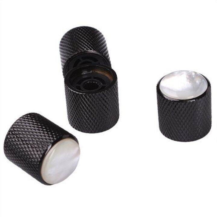 4pcs-set-metal-dome-tone-tunning-knob-with-black-plating-volume-control-buttons-for-electric-guitar-bass