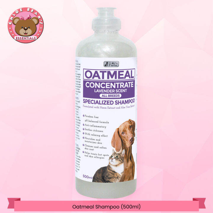 Prolific Specialized Oatmeal Concentrate Shampoo 500mL For Dogs and