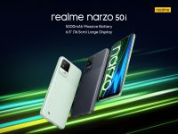 (แถมฟิล์มกระจก+ซิม) Realme Narzo 50i(4+64GB) จอ6.5" แบต5000mAh ประกันศูนย์