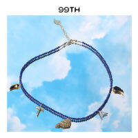 99th Constantine lapis lazuli สร้อยคอนแสตนตินหินลาพิสสีน้ำเงินเข้มประดับจี้ทอง