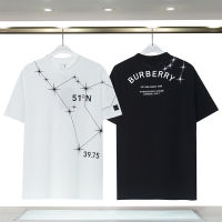 เสื้อยืดผู้ชาย,S-3XL Burberrys ของแท้?% เสื้อยืดแขนสั้นเสื้อยืดพลัสไซซ์สไตล์เกาหลี,เสื้อผ้าคู่เสื้อยืดลำลองทรงโอเวอร์ไซส์เทรนด์ใหม่