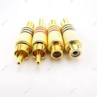 2PCS RCA Male Female Connector Socket Plug Adapter Solder Type for Audio Cable Video CCTV Camera WB15TH