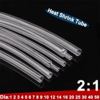 1 Meter Clear Dia 1 2 3 4 5 6 7 8 9 10 12 14 16 20 25 30 40 50 mm Heat Shrink Tube 2:1 Polyolefin Thermal Cable Sleeve Insulated Electrical Circuitry