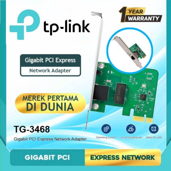 Lan Card Tp-Link Gigabit PCI Express TG-3468 New Version 4.0 TG 3468 ...