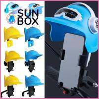 SUN BOX การตกแต่งตกแต่ง หมวกกันน็อคขนาดเล็ก ยานพาหนะไฟฟ้ารถยนต์ จักรยานสำหรับขี่จักรยาน ระบบนำทางนำทาง ผ้าคลุมบังแดด ที่วางโทรศัพท์มือถือ กันน้ำกันน้ำได้