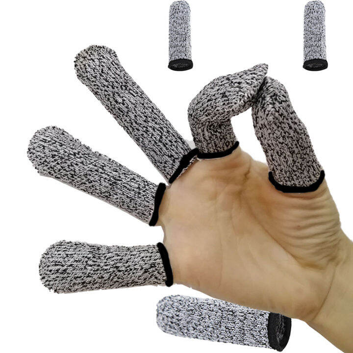HOMP 10Pcs AntiCut Finger Cover Finger Protector Sleeve Cover Finger
