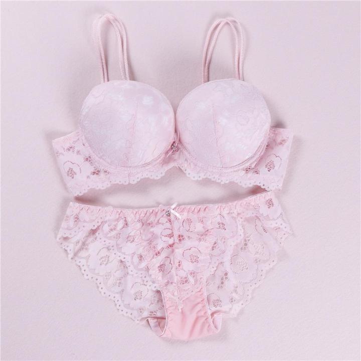 2023-korean-sexy-floral-sexy-lace-bra-set-push-up-lingerie-women-underwear-sets-intimates-embroidery-multi-colors-intimates