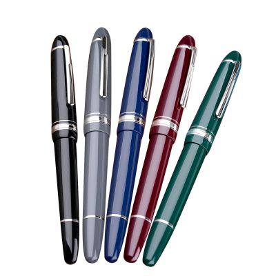 ปากกา P136 Majohn ปากกาหมึกซึมลูกสูบโลหะทองแดง0.5ปากกาเขียนสำหรับนักเรียนสำนักงานโรงเรียน
