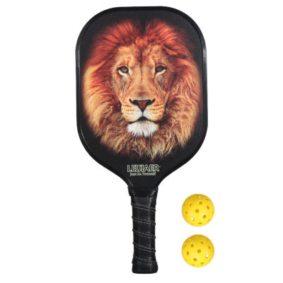 Ultralight Pickleball Paddle And Ball Set Carbon Fiber Surface Pickle Ball Racket 1 Paddles With 2 Balls