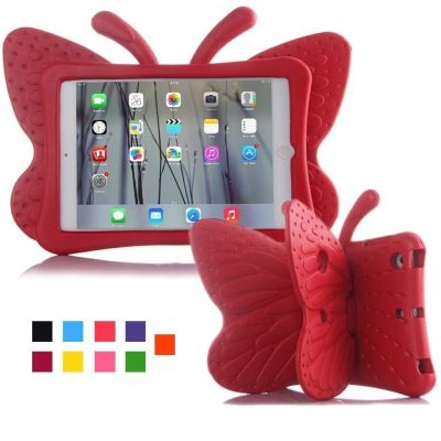 【cw】 Cute Butterfly Case for Kids Tablet Stand Pad Mini 1 2 3 4 5 Handle Friendly Convertible Children iPad 7.9  39;  39;