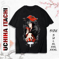 New Uchiha Itachi Shirt 100% cotton Material Is Very Soft Super Smooth พิมพ์ด้วยกราฟิกนารูโตะ จัดส่งทันที