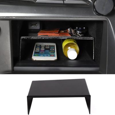 huawe Dashboard Display Storage Bin Tray Holder Shelf for Chevrolet Corvette C7 2014-2019 Interior Accessories (Black)