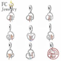 FC Jewelry Fit Original Charm Bracelet 925 Silver Always My Sister Forever My Friend Bead For Making Women Sisters Gift Berloque