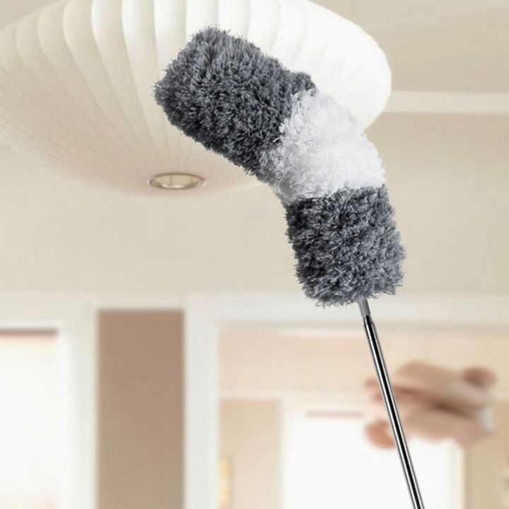 250cm-feather-duster-household-cleaning-tool-roof-ceiling-spider-web-ash-artifact-dust-gray-white-gray