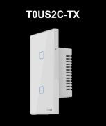 Sonoff T0US2C US Smart Home Wall Light Switch Touch Wifi