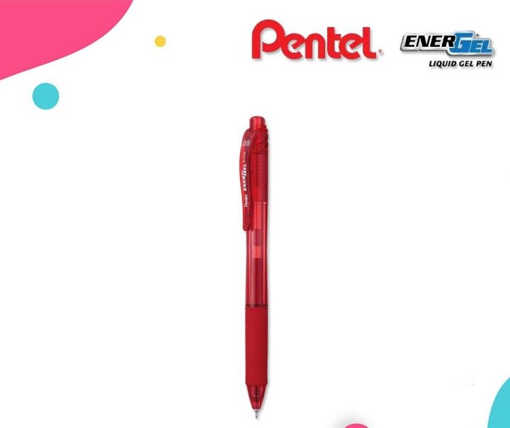 ปากกา-pentel-energel-x-รุ่น-bln105-amp-bl107-สีหมึกหลากสีตามสีด้าม-1-ด้าม