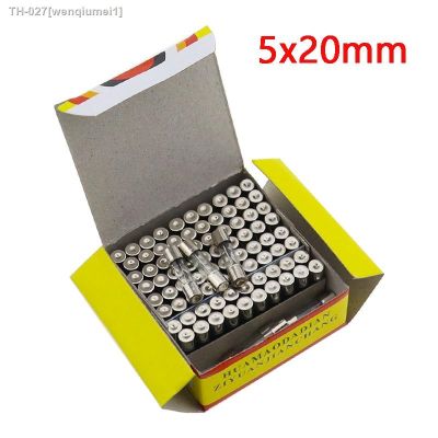 ☄✴ 100pcs Hot 5x20 Fast blow Glass Fuse 5x20mm 250V 0.1A 0.5A 1A 2A 2.5A 3A 3.15A 4A 5A 6A 6.3A 8A 10A 15A 20A30A 5x20mm Quick Blow