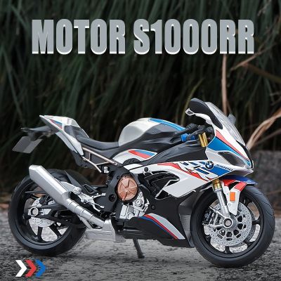 1:12 BMW S1000RR 2021 Die Cast Motorcycle Model Toy Vehicle Collection Autobike Shork-Absorber Off Road Autocycle Toys Car