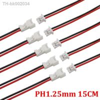 ◈❉ Micro JST1.25 2Pin Wire Connectors Plug Jack Mini JST PH1.25mm 2P Male Female Socket Battery Charging Cable Terminal Length 15CM