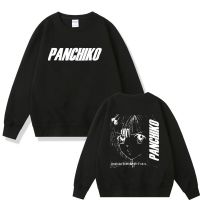 Panchiko DEATHMETAL Album Double Sided Graphic Sweatshirt Men Fashion Crewneck Sweatshirts Male Manga Oversized Pullover Size XS-4XL