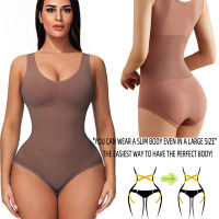 Seamless Pants Shapewear Backless Tight Belly Contour Jumpsuit European and American Underwear High Elastic Suspenders Large Size