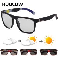 HOOLDW Men Photochromic Sunglasses Male Polarized Driving Sun glasses Women Sports Goggles Change Color Glasses Eyewear UV400