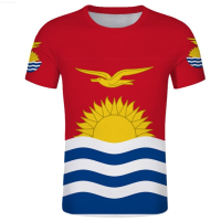 2023 new design- Kiribati Republic T shirt diy custom name number personalize t shirt print text KI flag photo Creativity designclothing{plenty}