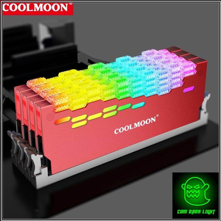 รุ่นใหม่-rgb-ซิ้งแรม-ซิ้งram-ฮีตซิ้ง-heatsink-สำหรับแต่ง-ram-สายต่อแบบ-3pin-5v-argb-เหมาะสำหรับใช้กับกล่องคอนโทรล