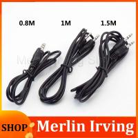 Merlin Irving Shop 3.5Mm Audio Male To Male Connector Extension Aux Earphone Cable Plug Jack Stereo M/M Headphone Wire Cord