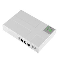 1 Pcs Uninterruptible Power Supply 5V 9V 12V Uninterruptible Power Supply USB 10400MAh Battery Backup for WiFi Router CCTV ()